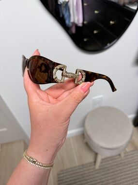GUCCI Vintage Horsebit Sunglasses